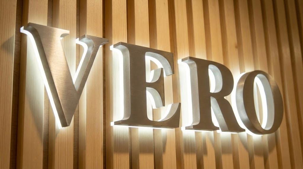 Custom LED Halo Backlit Waterproof Metal Logo Sign – Storefront, Office & Reception