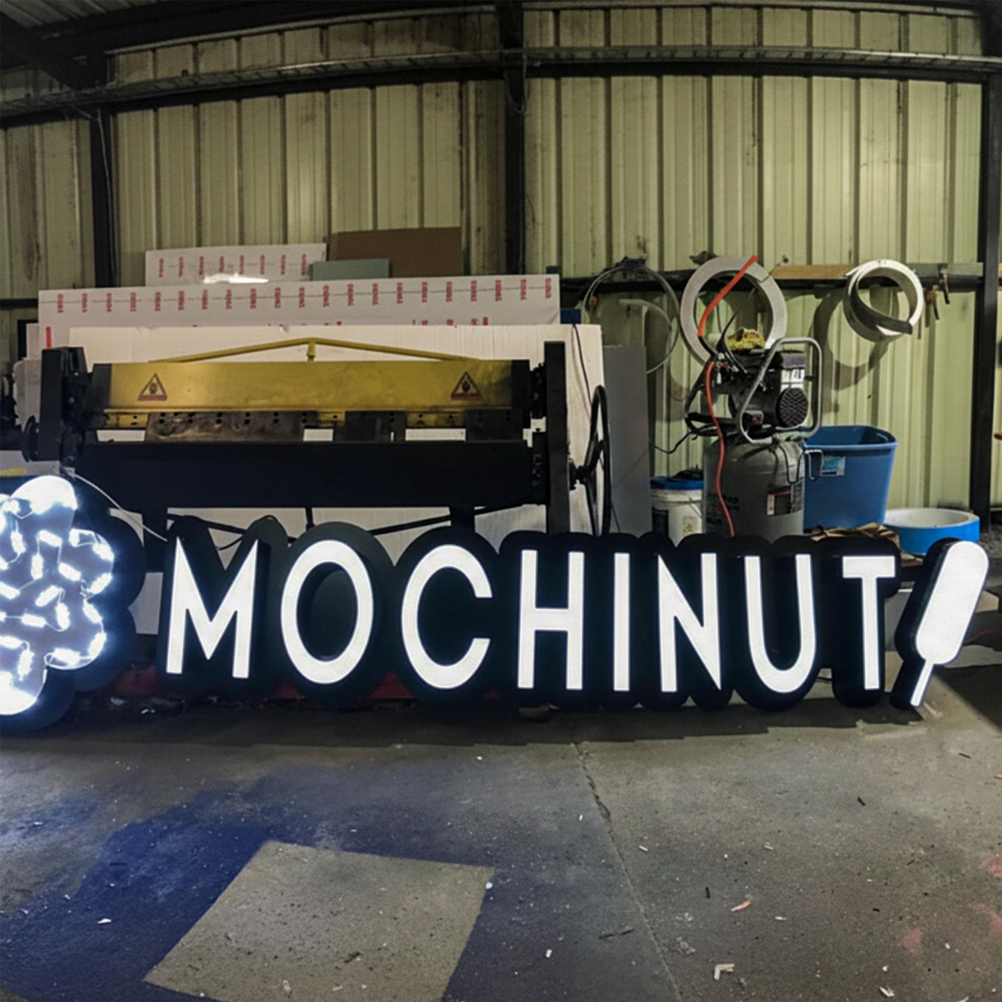 Custom 3D LED Channel Letter Sign for Business Logo,Illuminated Storefront Sign, Metal & Acrylic, Indoor Outdoor
