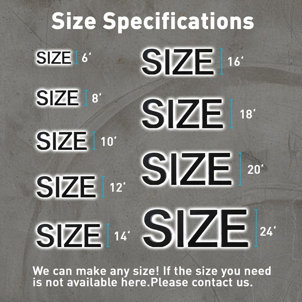 Custom LED Backlit Metal Logo Sign – 3D Business Logo for Office Reception & Storefront