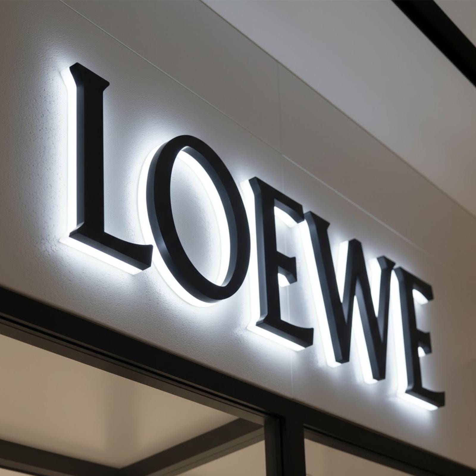 Custom LED Halo Backlit Gold Stainless Steel Logo Letters – Office & Reception Wall Display