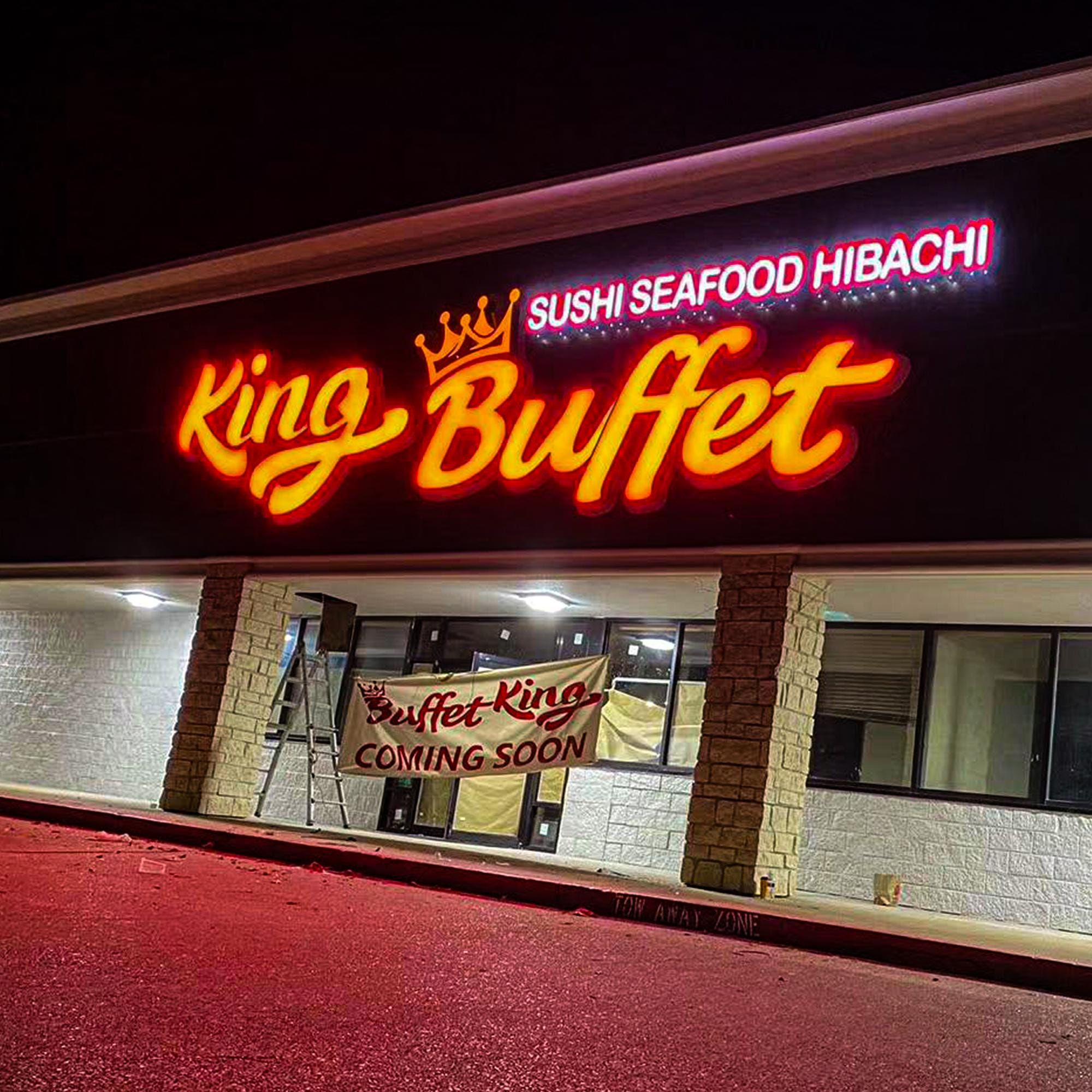Custom 3D LED Channel Letter Sign for Business Logo,Illuminated Storefront Sign, Metal & Acrylic, Indoor Outdoor