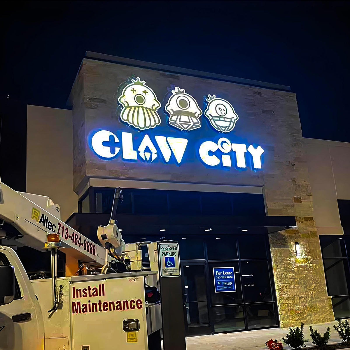 Custom LED Monument & Pylon Sign Panel