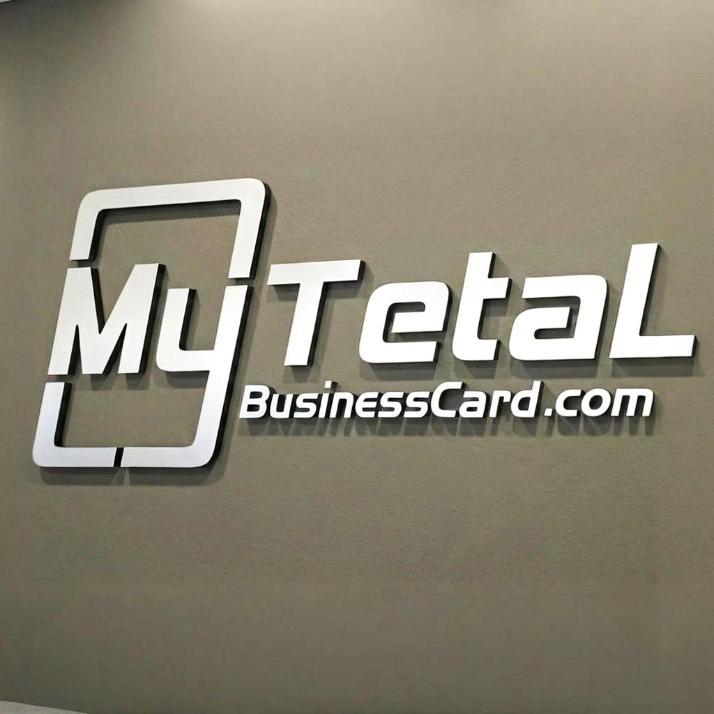 Supporting project view - custom salon, clinic, and office wall logo signs