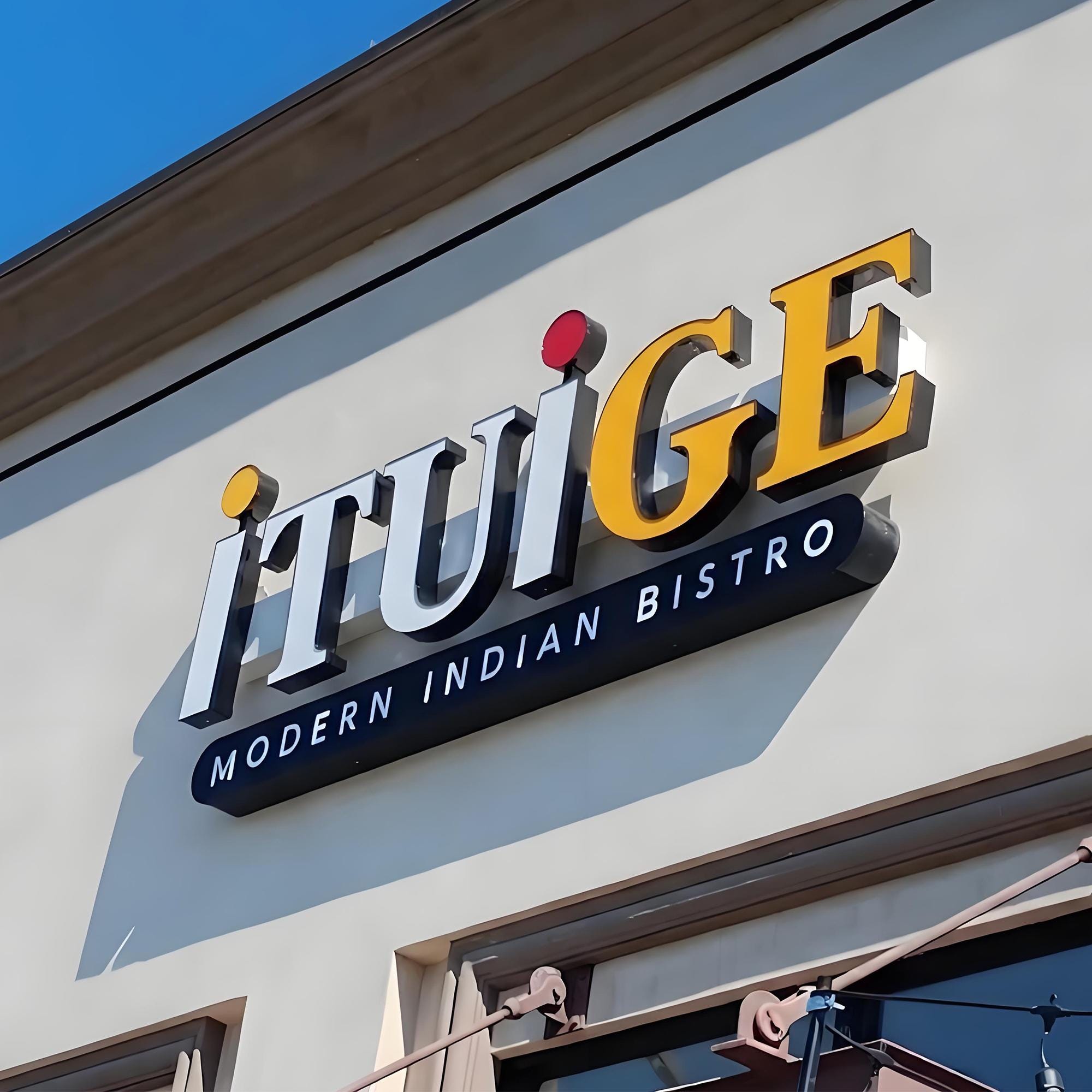 Application scene - custom outdoor LED backlit logo signs