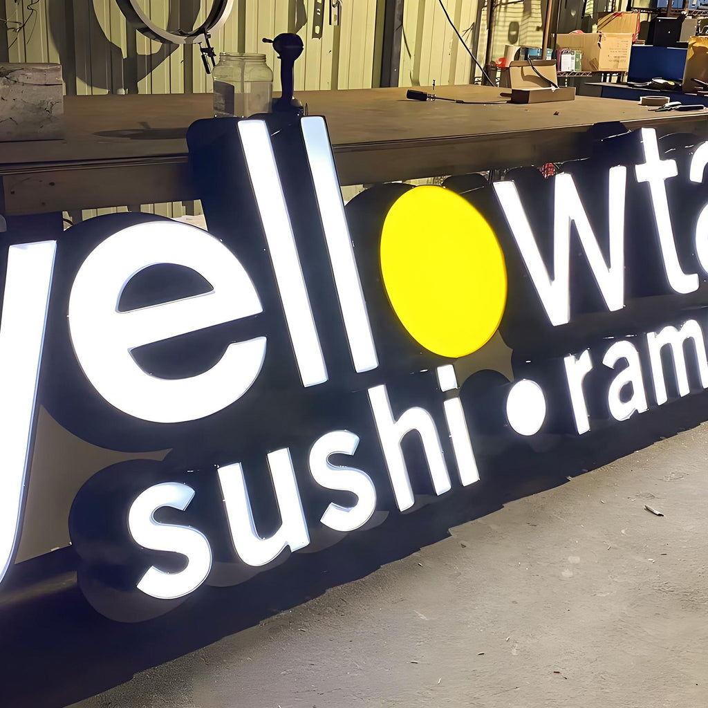 Application scene - custom outdoor waterproof LED logo signs