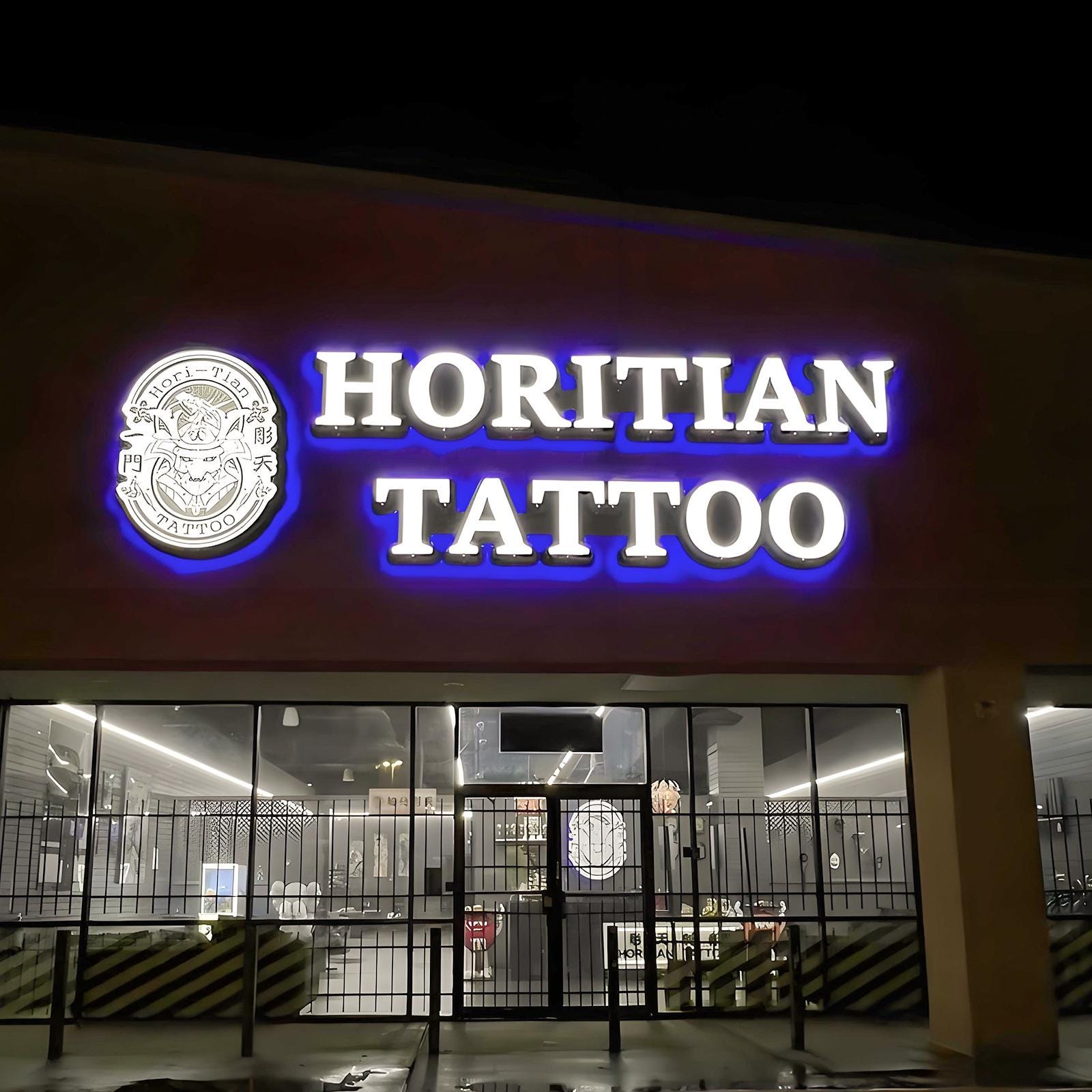 Supporting project view - custom outdoor waterproof LED logo signs